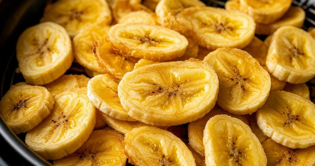Банановые чипсы без сахара в аэрогриле — хрустящая перезагрузка для перекуса