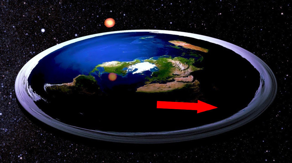    Смотрите, Земля плоская и это не шутка