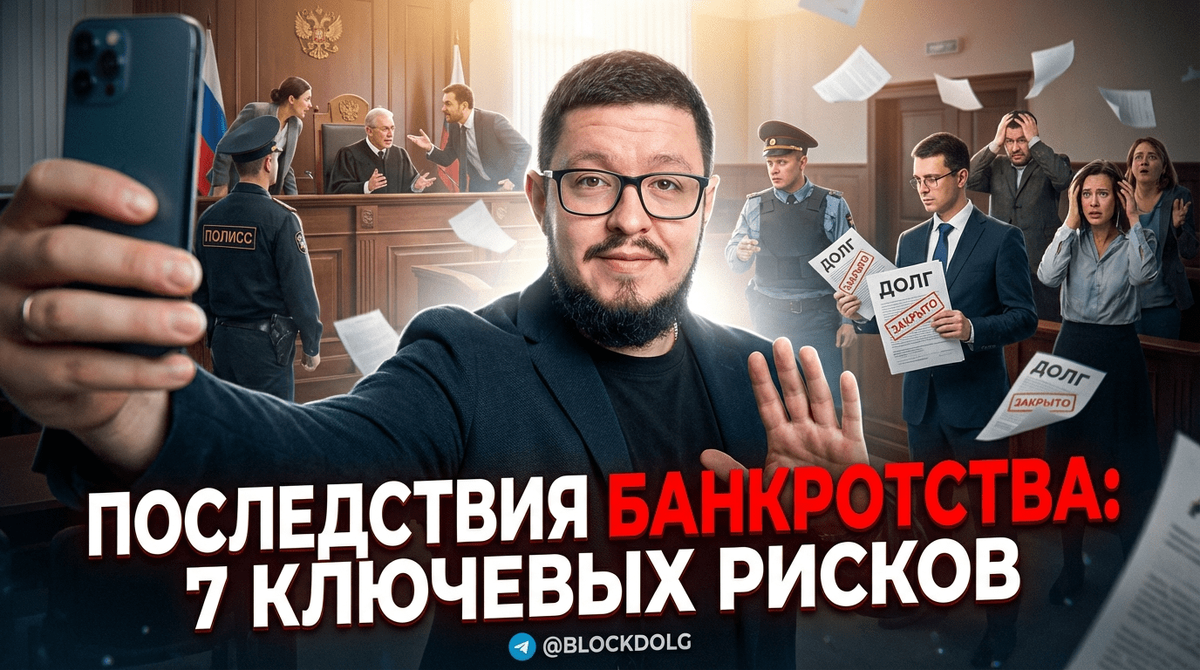    7 ключевых рисков банкротства для физлиц Максим