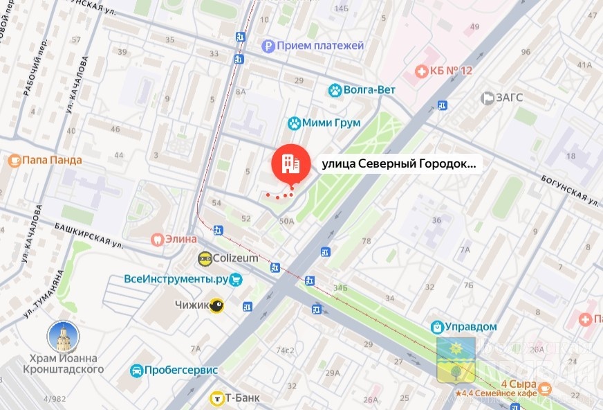 Скриншот с карт yandex.ru📷    За провалившуюся в подвал школьницу осудят сотрудника волгоградского МУПа
