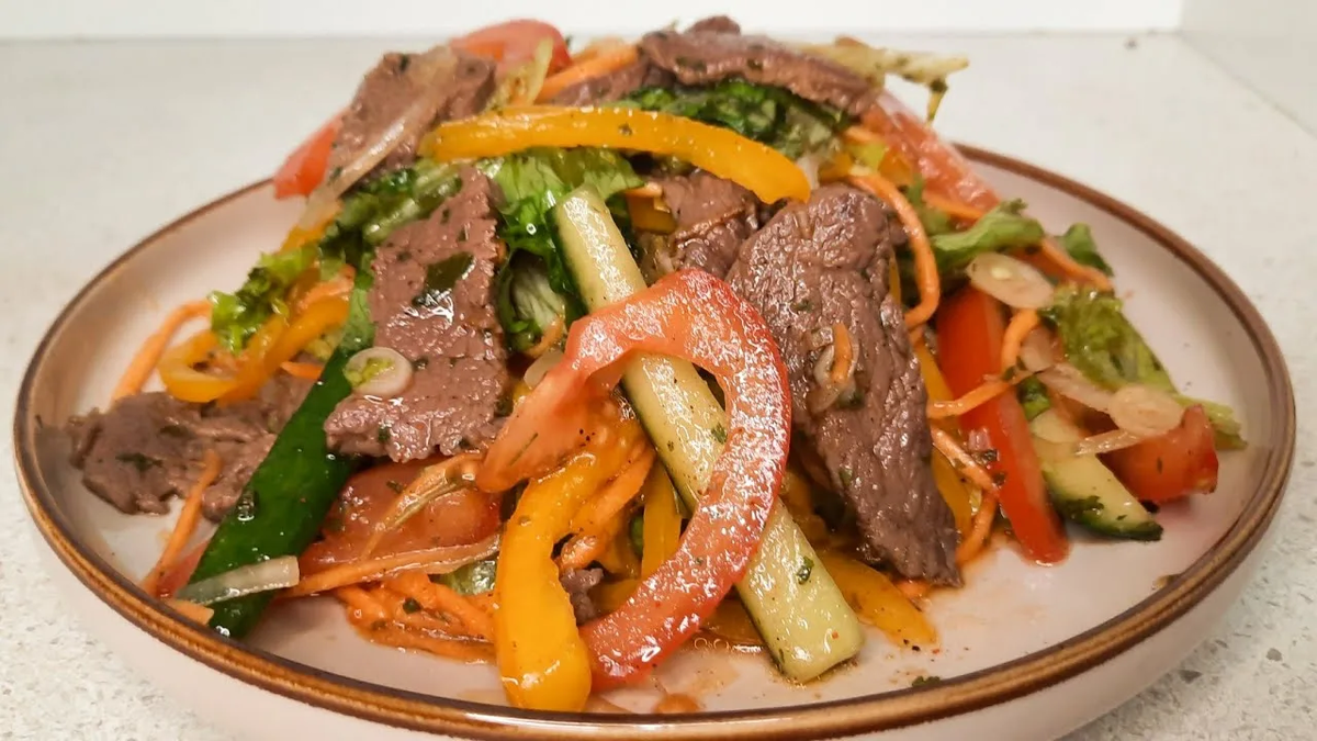 Вариация салата. 