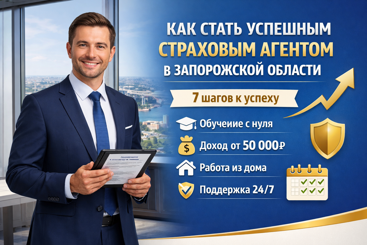 Как стать успешным страховым агентом в Запорожской области
