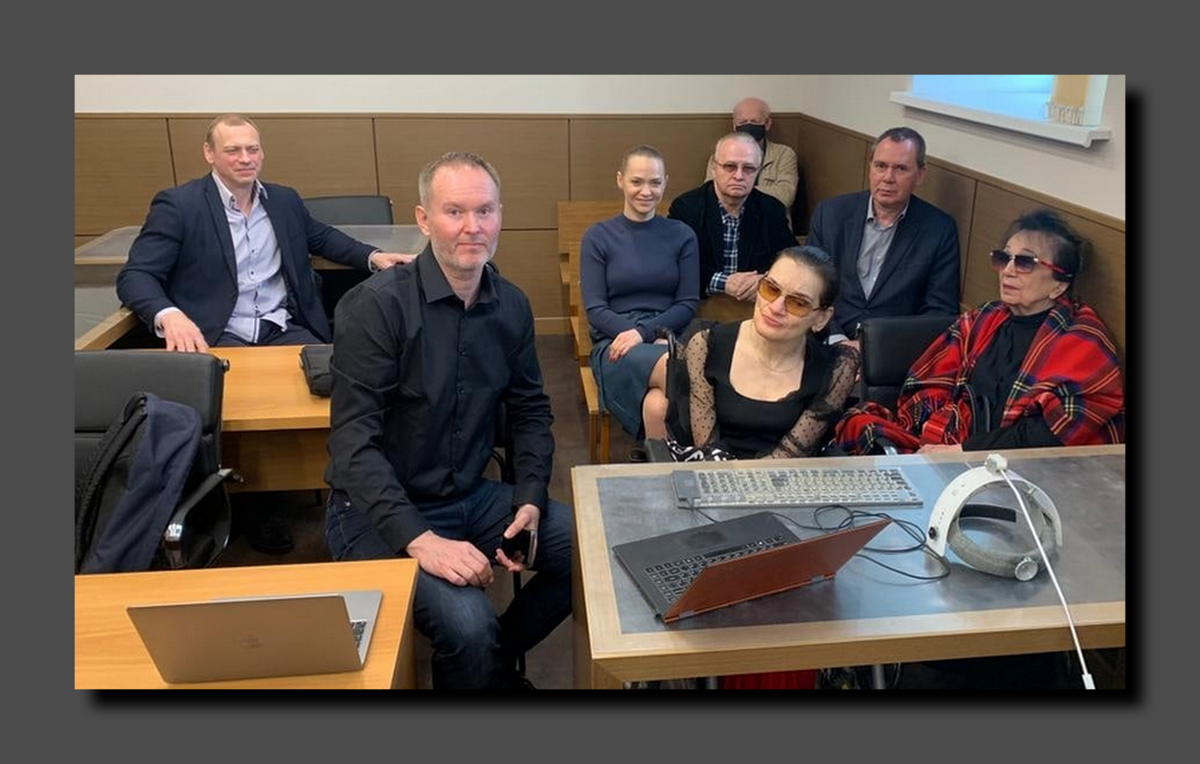 Фото из зала судебных заседаний в 2023-м. Снимок из открытых источников