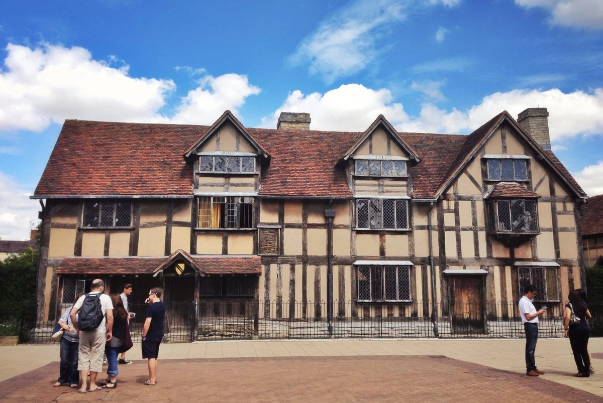 Дом, где родился Шекспир, в Стратфорде-на-Эйвоне. (Изображение предоставлено Getty Images)