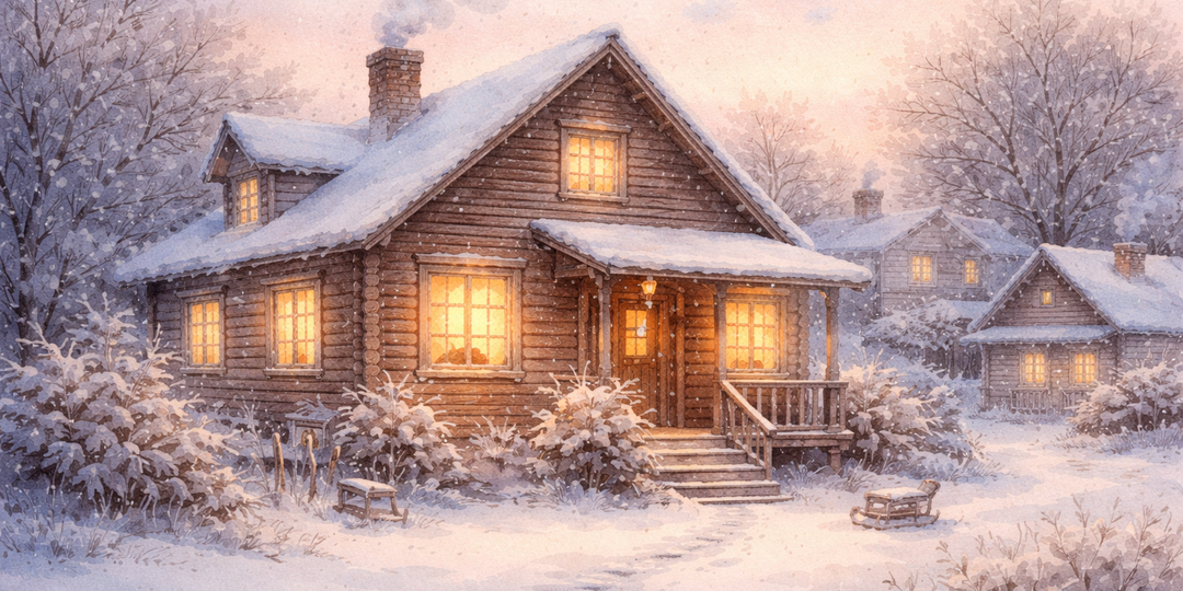 ❄️ Поездка к бабушке и дедушке. Часть 6: Усталые улыбки и тихий дом