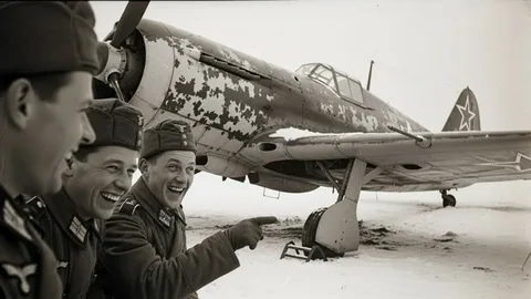 Немецкие асы смеялись, видя перед собой всего пять самолетов. Через минуту смех сменился паническим бегством всей армады