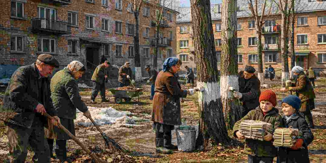 Бревно Ильича и горы макулатуры: Как советский субботник превратился из революционного порыва в главный ритуал весны