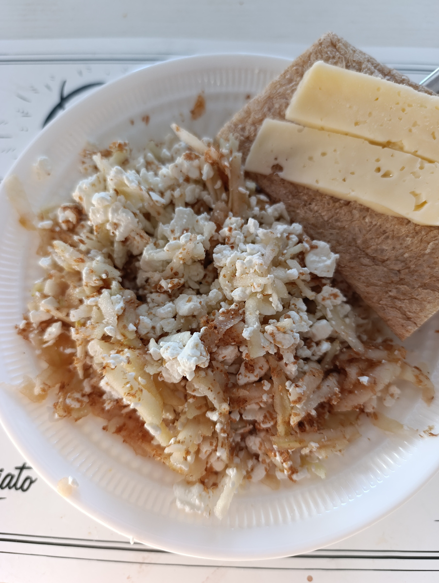 Фото автора. Тарелка с завтраком