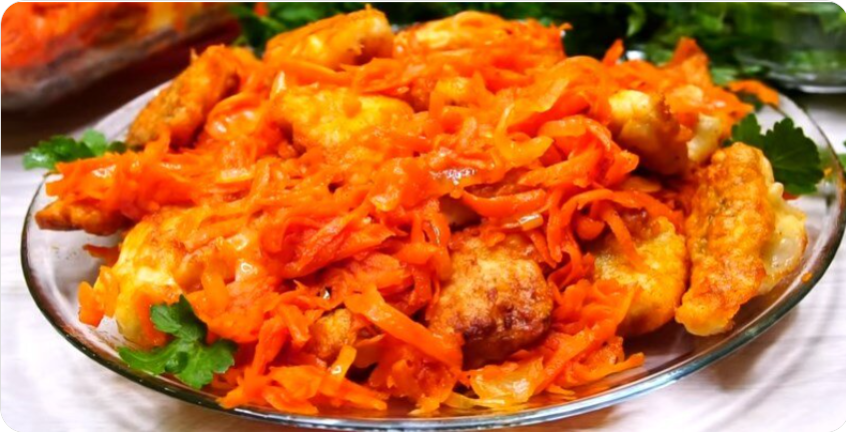 Рыба под маринадом из овощей: тот случай когда маринад съедается быстрее рыбы...