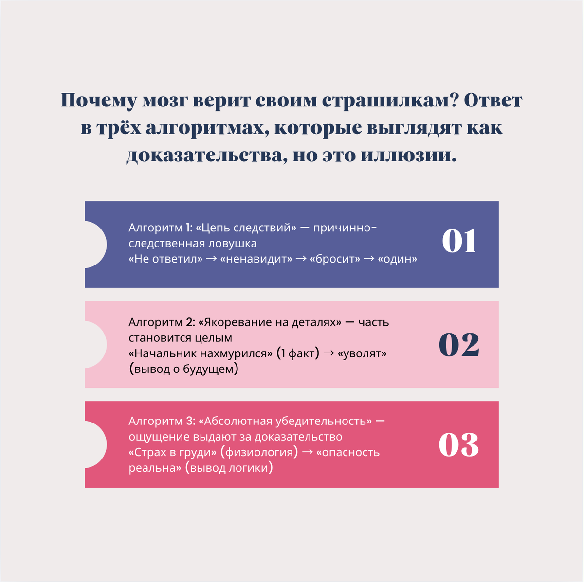 Почему мозг верит своим страшилкам?