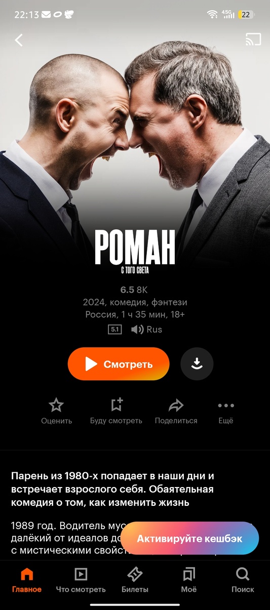 Скриншот автора 