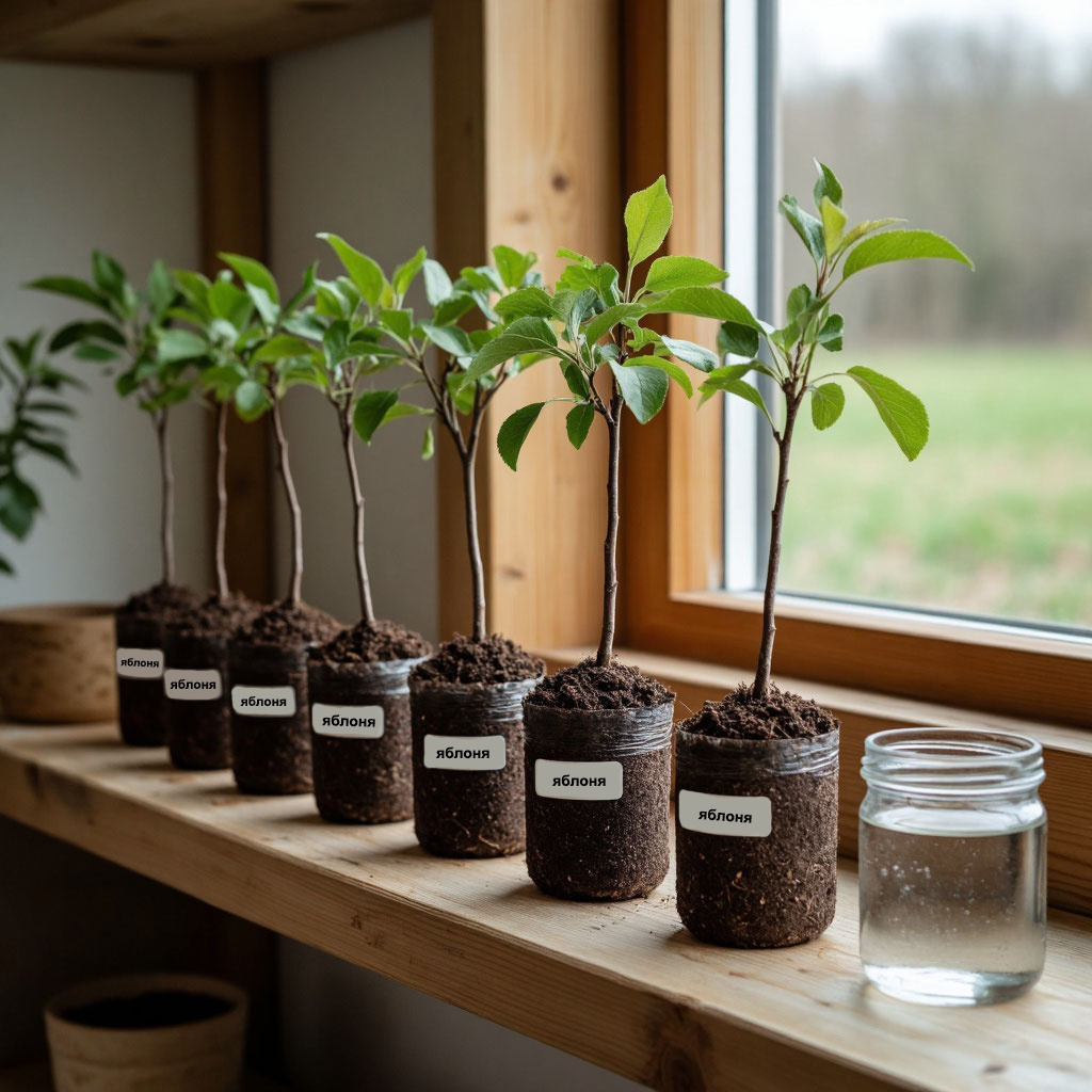 Хранение саженцев и корневищных растений