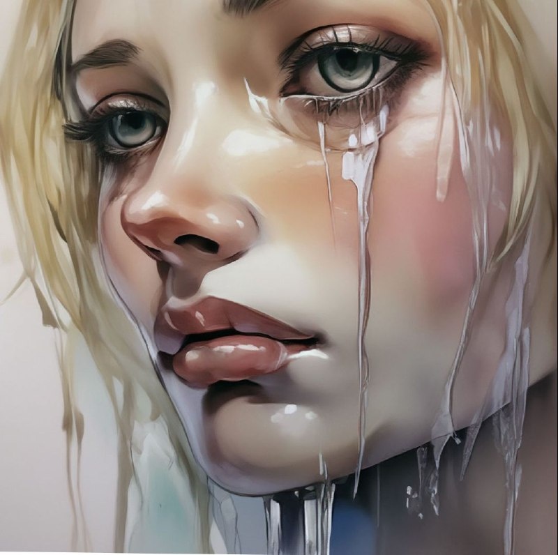 Девушка в слезах