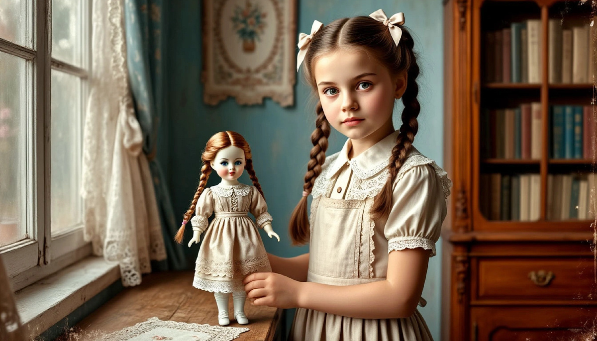 Удивительная девочка делилась своими "воспоминаниями". 