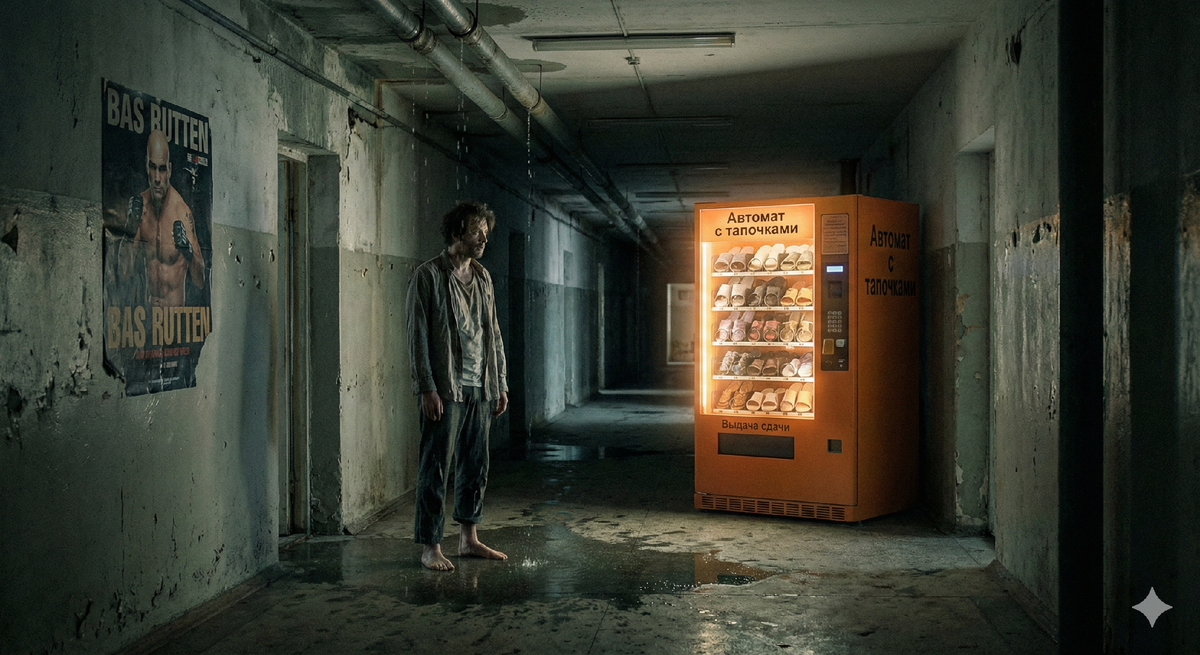 Иллюстрация к Автомату с тапочками