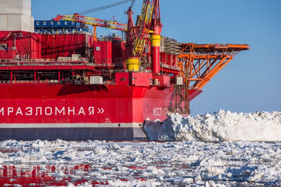 Морская платформа «Приразломная». Источник: gazprom.ru