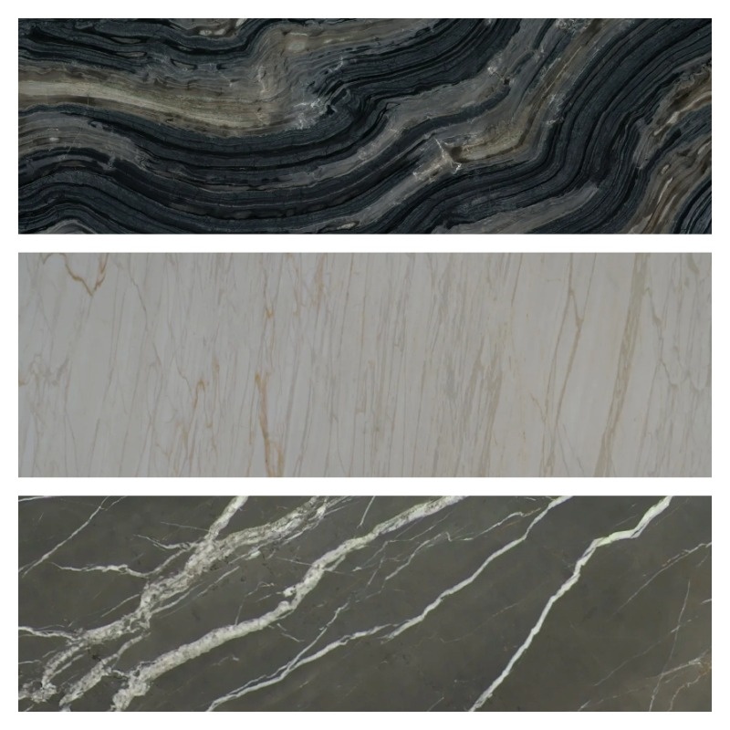 Мрамор Silver Wave Brown/Мрамор Calacatta Ango/Мрамор Pietra Grey