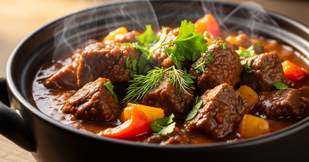 Почему говядина получается «резиновой», а подлива - водянистой? Применяем метод дробной карамелизации и готовим «Гуляш-масло» за 2 часа