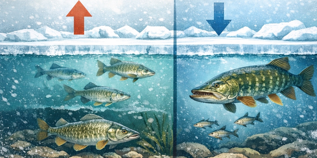 Какое атмосферное давление лучше для зимней рыбалки: хищник и мирная рыба