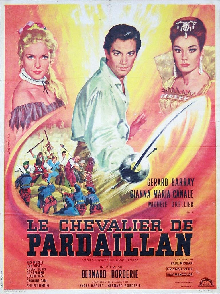 ШЕВАЛЬЕ ДЕ ПАРДАЙАН (LE CHEVALIER DE PARDAILLAN) (Франция - Италия, 1962). Режиссер
Бернар Бордери