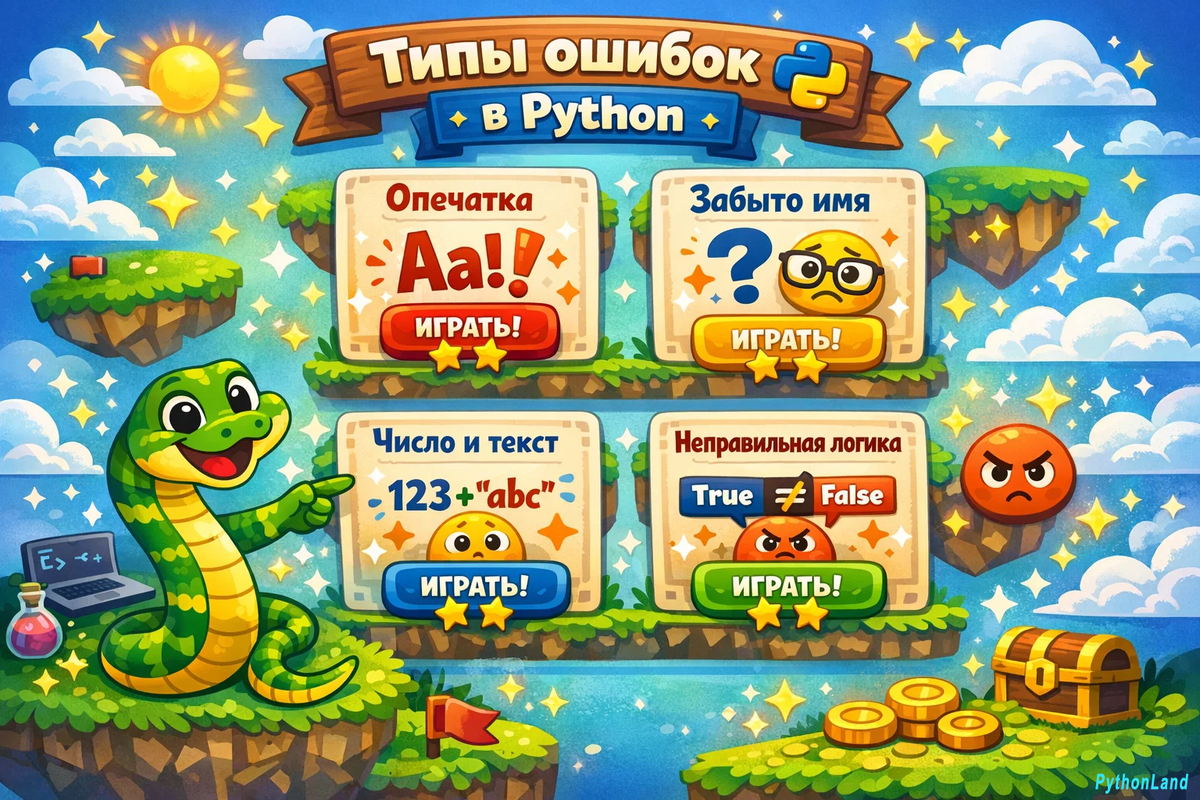 Эта иллюстрация создана специально для нашего канала PythonLand