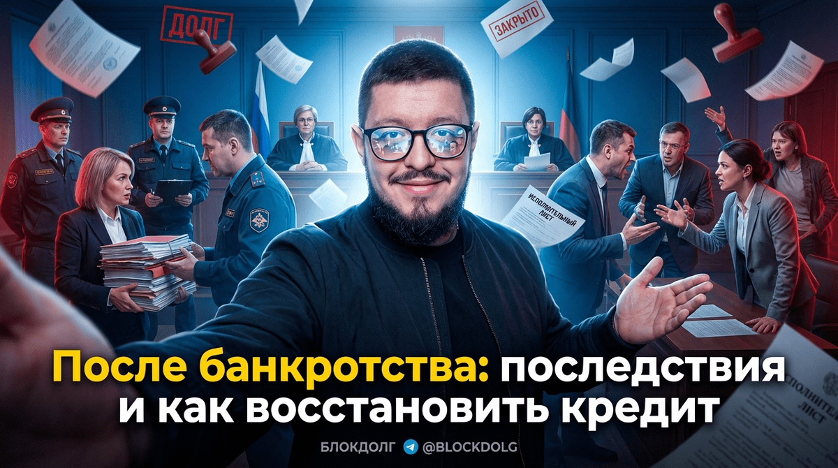    Последствия банкротства и способы восстановления кредита. Максим