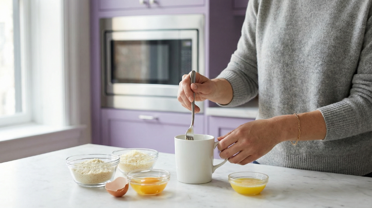 В такой кружке хлеб будет высоким, зато его удобно резать по вертикали. Фото: gemini
