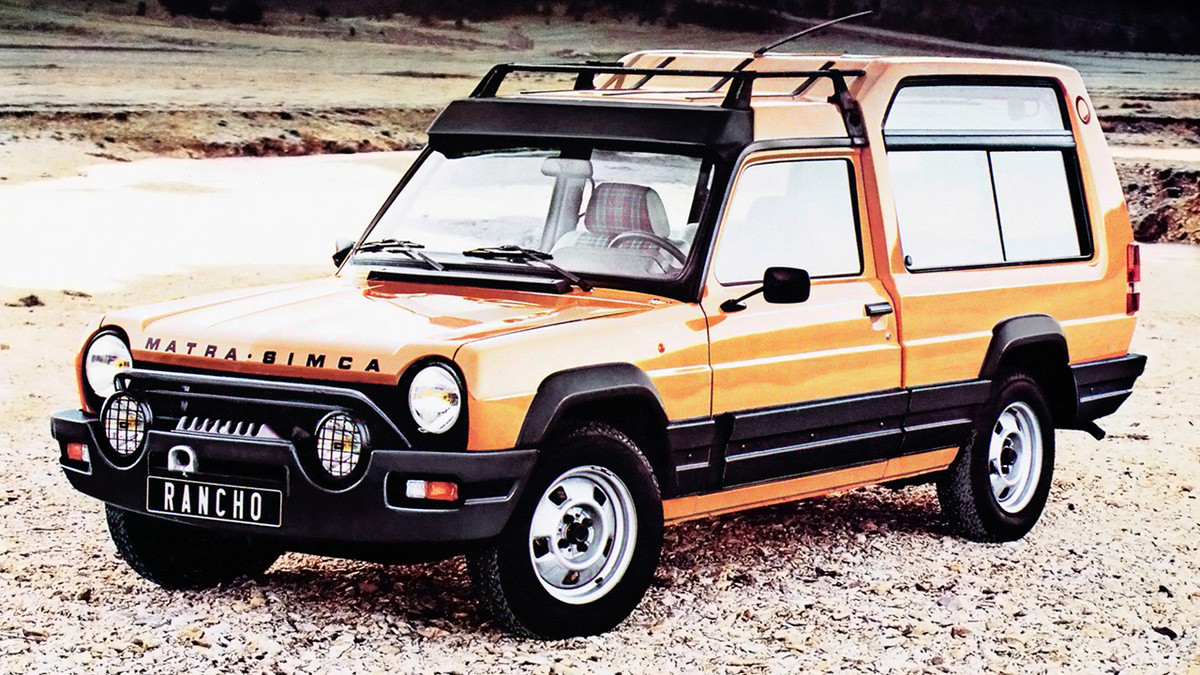Matra Rancho выглядел как внедорожник, но имел лишь передний привод