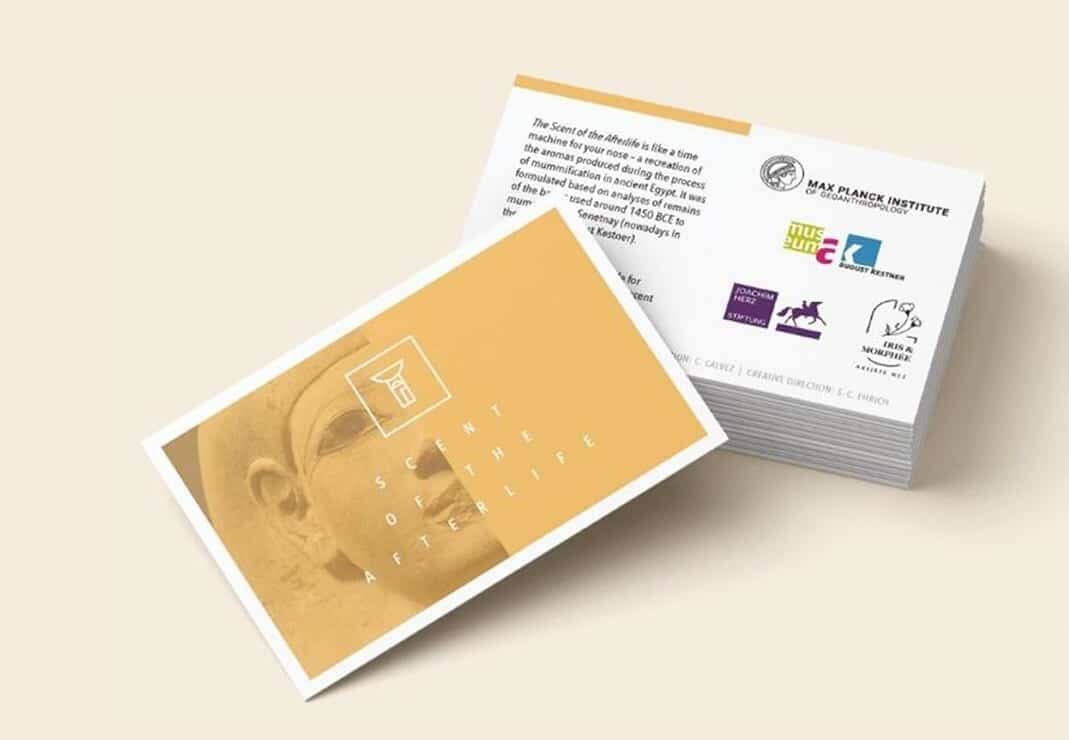    Одним из способов представления восстановленных запахов в музее стали ароматические открытки / © Sofia Collette Ehrich et al., Frontiers in Environmental Archaeology