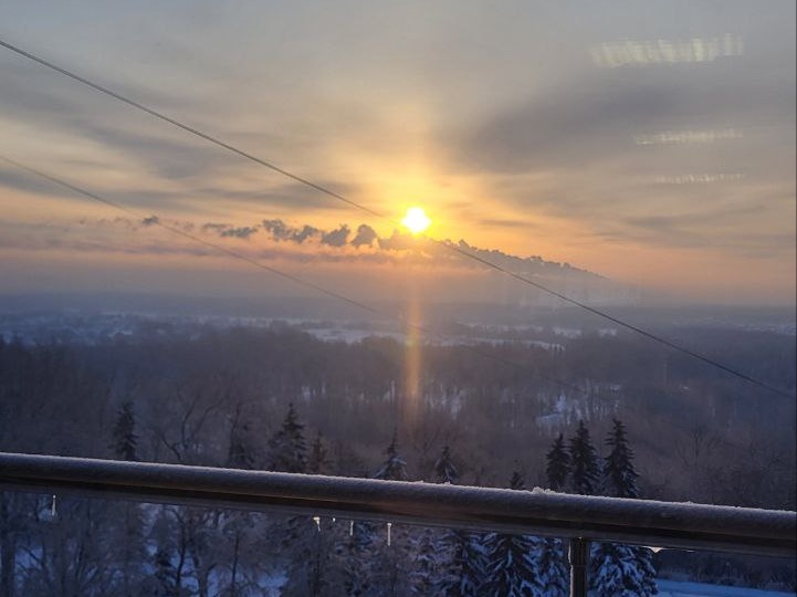 Сегодня работаю с красивым видом за окном