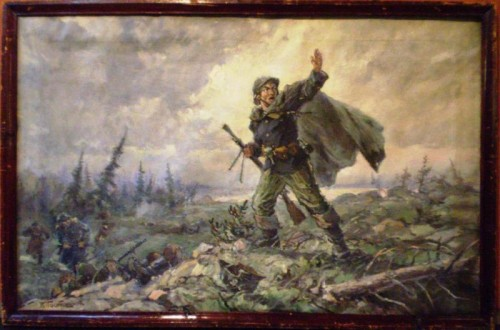 Василий Павлович Кисляков. Советский военнослужащий военно-морского флота. Участник Великой Отечественной войны, Герой Советского Союза. Первый Герой Советского Союза на Северном флоте. Капитан морской пехоты.