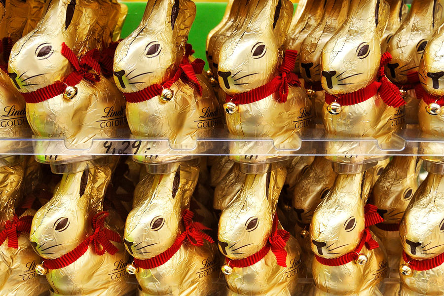 Те самые шоколадные зайцы от Lindt
