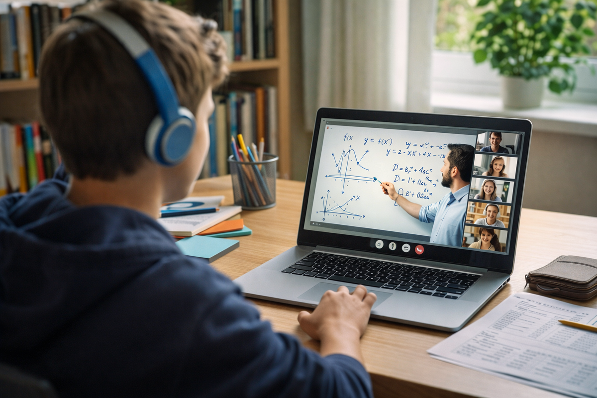 Онлайн-урок профильной математики: формат занятий в современных онлайн-школах