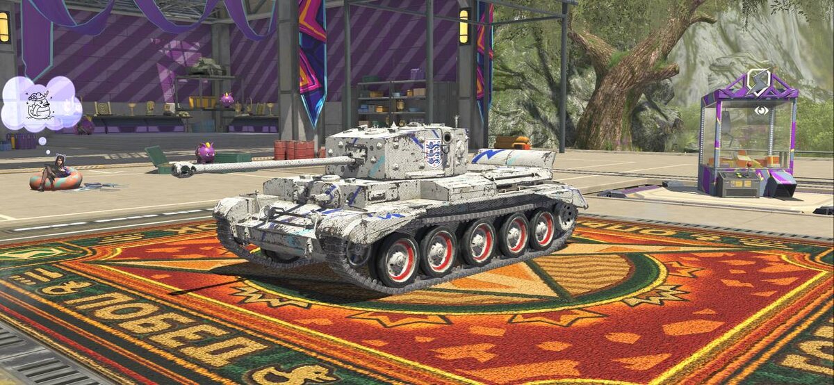 Танк Cromwell в камуфляже "Стремительный"в Tanks Blitz