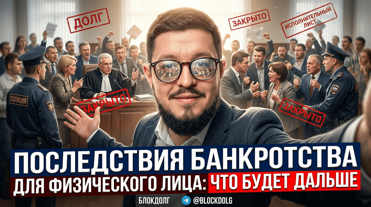    Что ожидает должника после завершения процедуры банкротства Максим