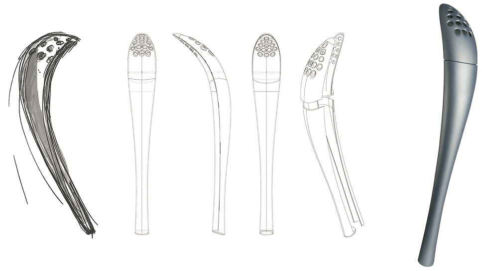 Эскизы олимпийского факела 2006 года.📷Фото: Pininfarina