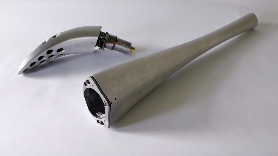 Олимпийский факел 2006 года в разобранном виде.📷Фото: Pininfarina