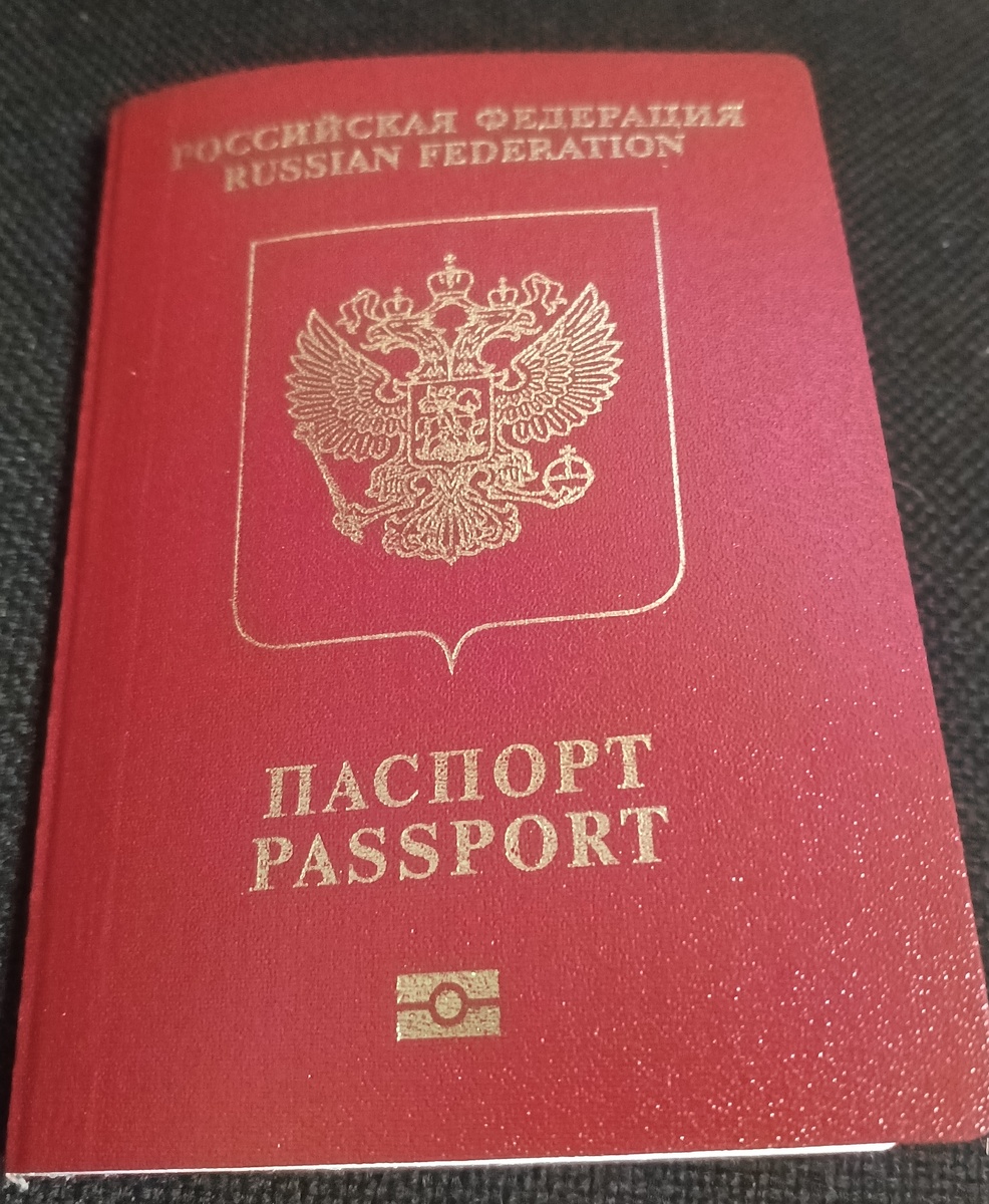 фото автора: мой новый заграничный паспорт