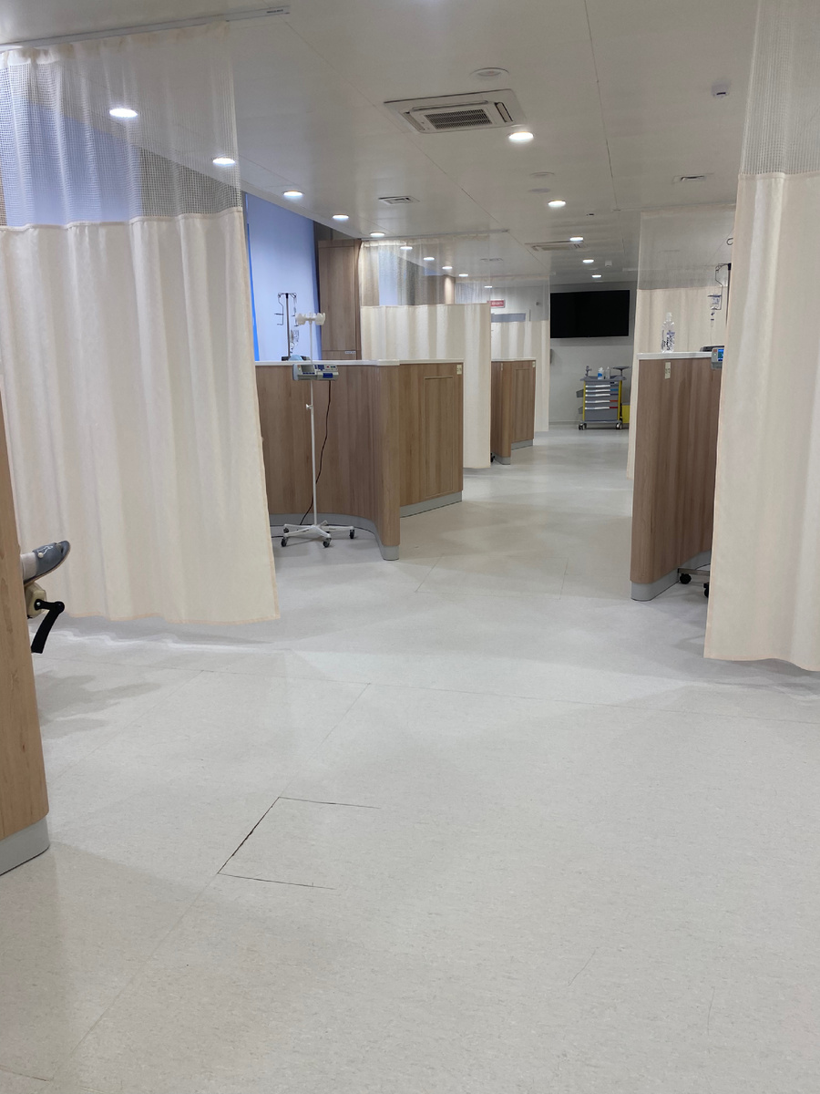 Зал химиотерапии. Личное фото