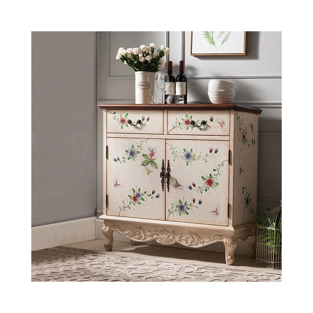 Комод Cilan 98, ретро белый