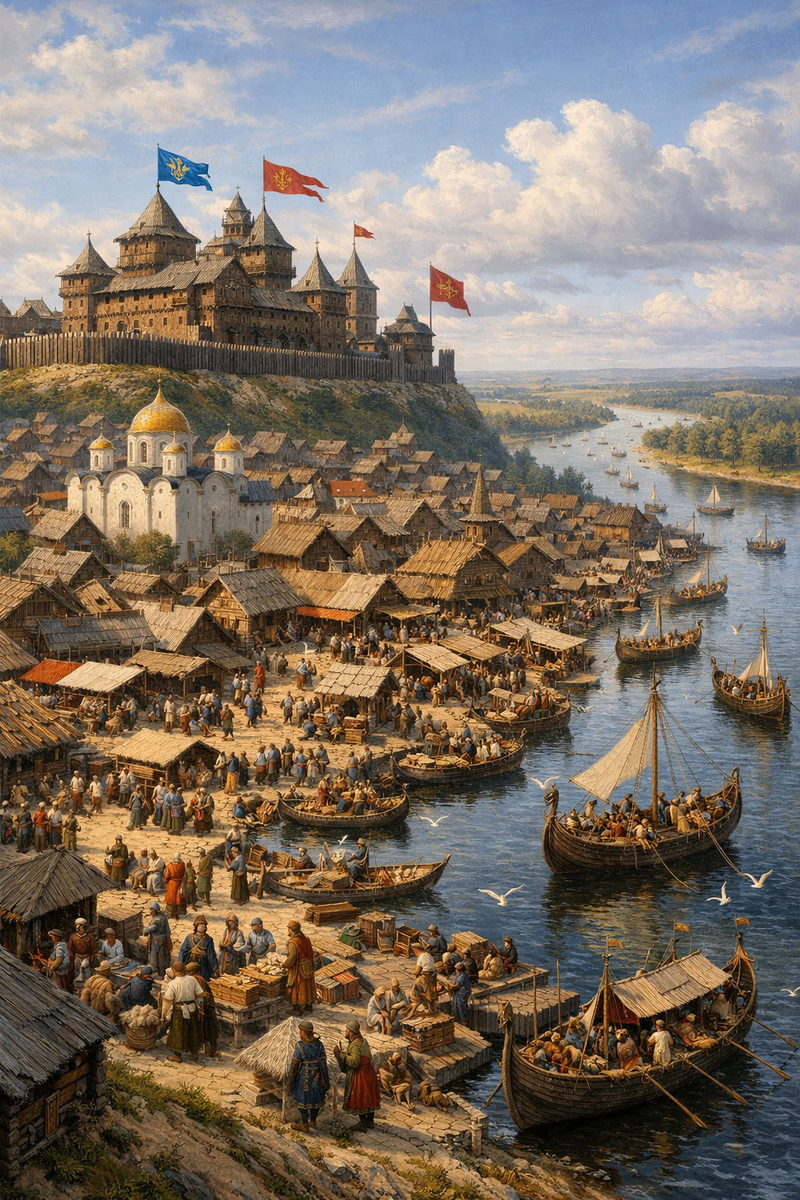 Киев в конце X века