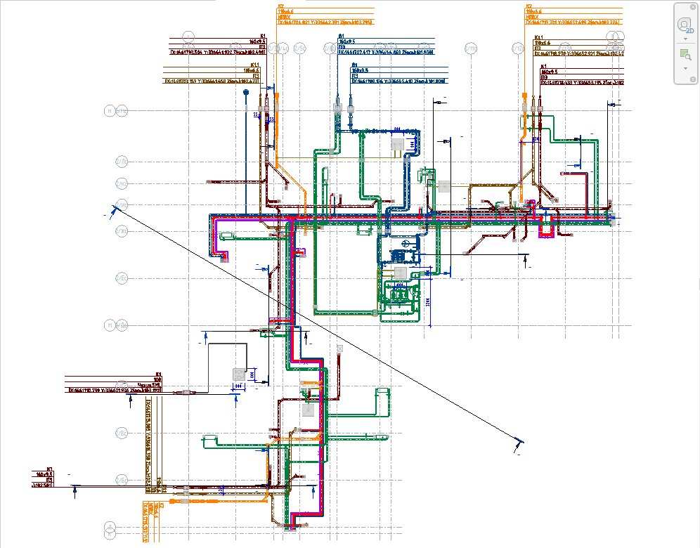BIM-модель ничем не мешает работать и на плоскости. Ведь что такое плоскость как не "срез" объемного объекта на заданной отметке?