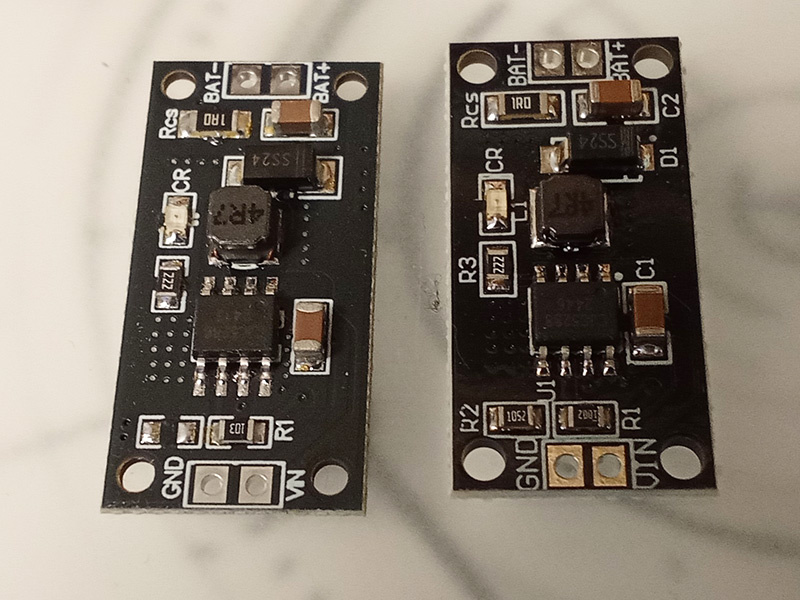 Слева - 1S, Справа – 2S