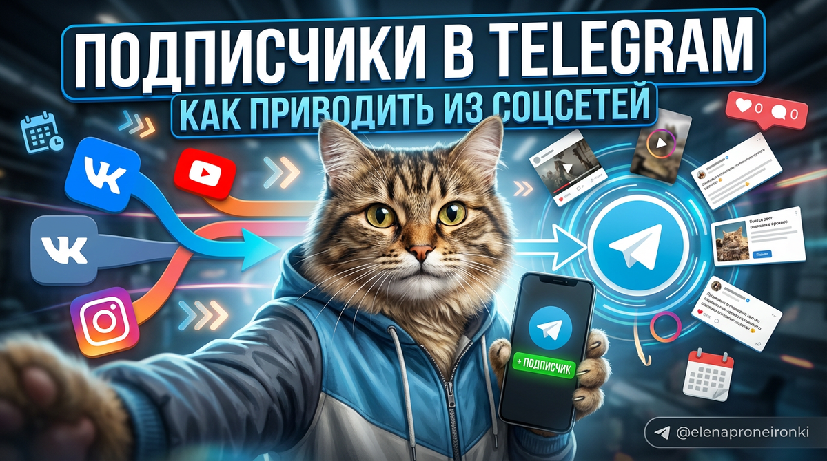 Как привлечь подписчиков в Telegram-канал через соцсети