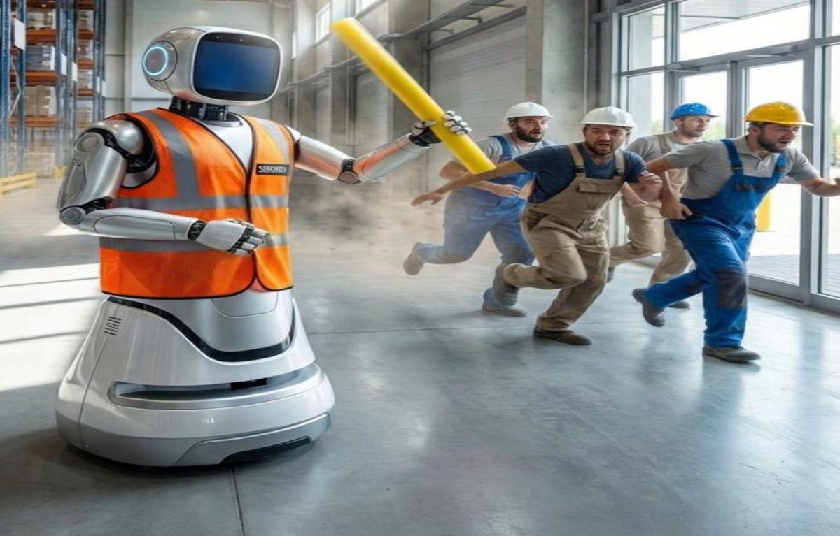 Киберпанк против Мигрантов. 😁👍