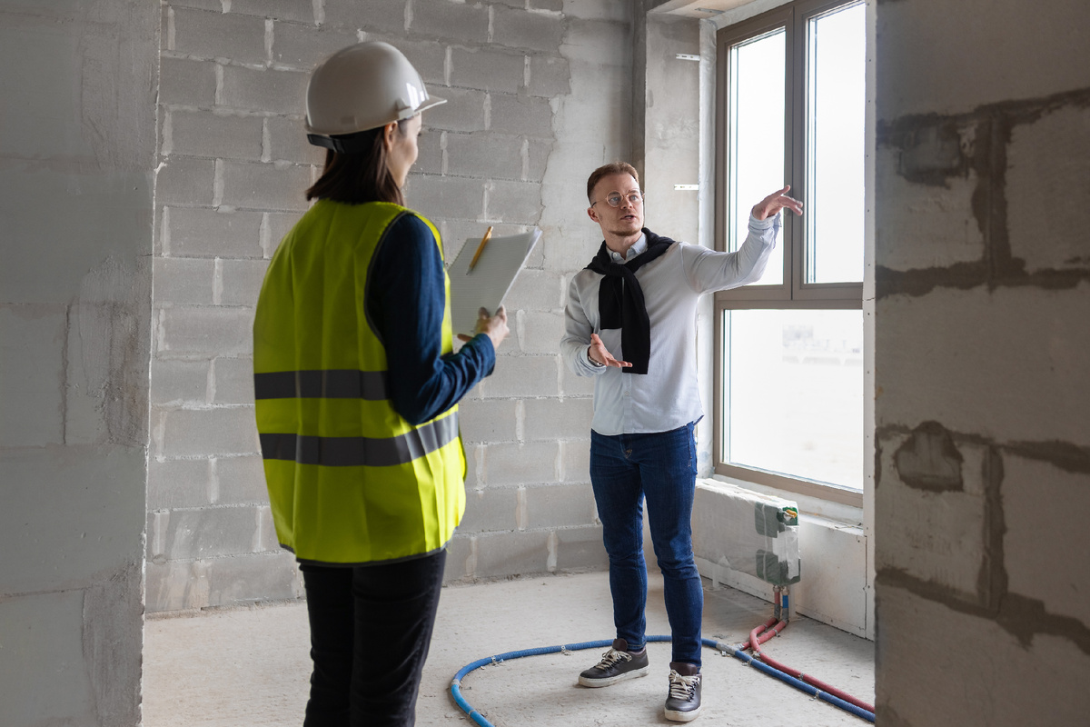 Текст помог составить прораб Domeo