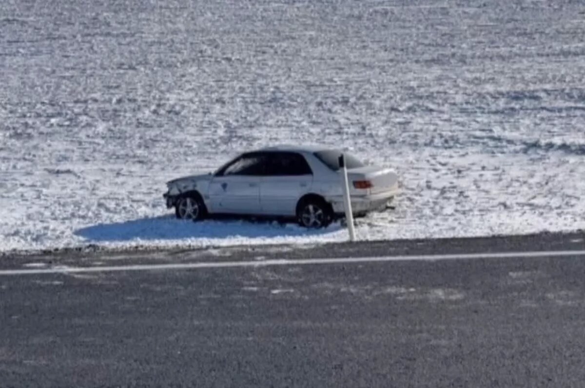    Женщина-водитель иномарки погибла в ДТП на дороге в Могойтуйском округе