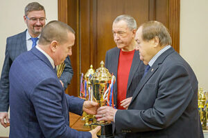 На заседании Исполкома областной футбольной федерации. / ФОТО из архива отдела по физической культуре, спорту, туризму и работе с молодежью Администрации Аксайского района Администратор  📷
