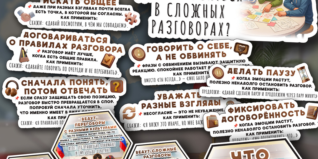Бесплатные материалы к «Разговоры о Важном» на 9 февраля «Слушать, слышать и договариваться. Кто такие дипломаты?»