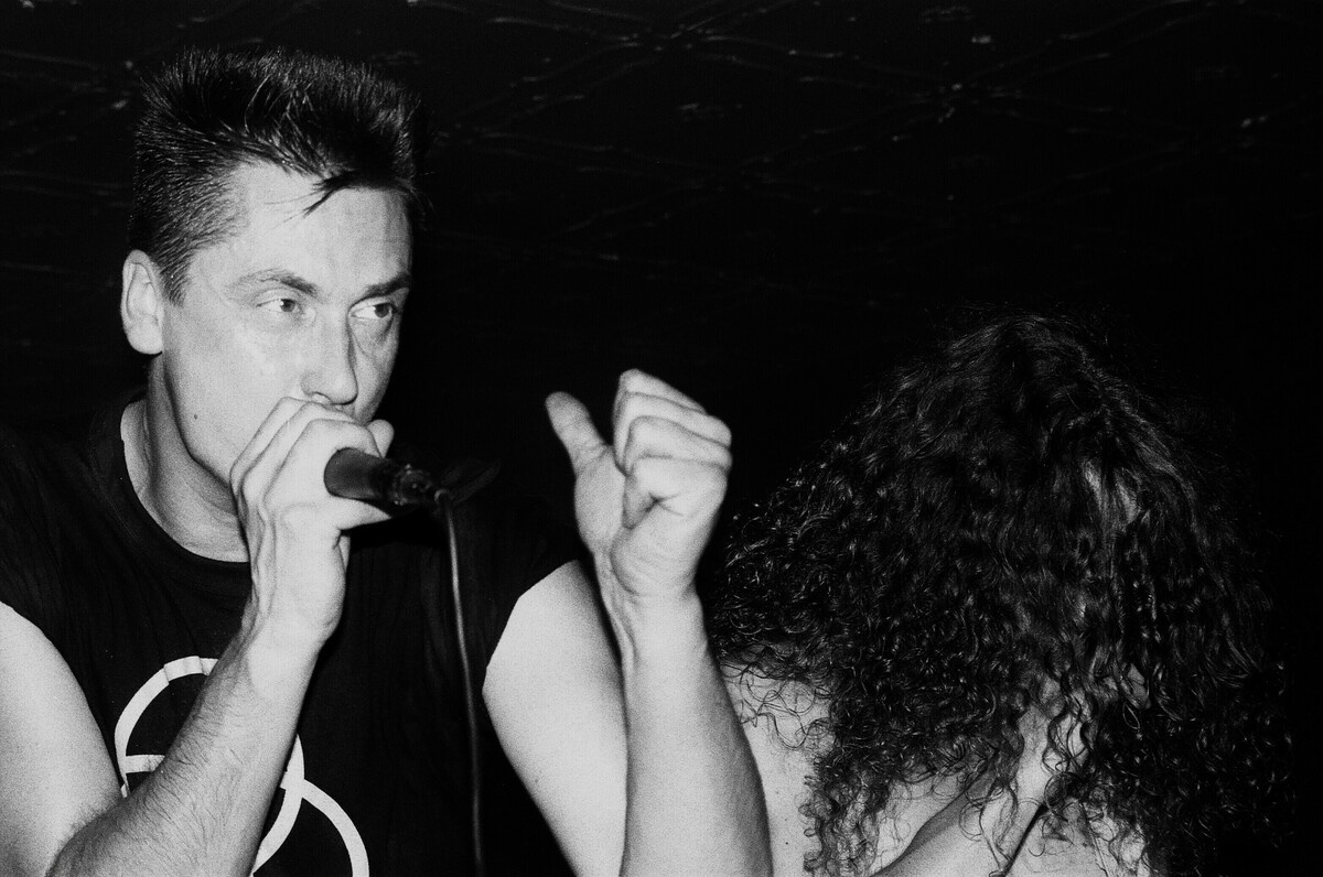 DIe Krupps на концерте во Франкфурте-на-Майне, 01.09.1992. Фото из открытых источников.